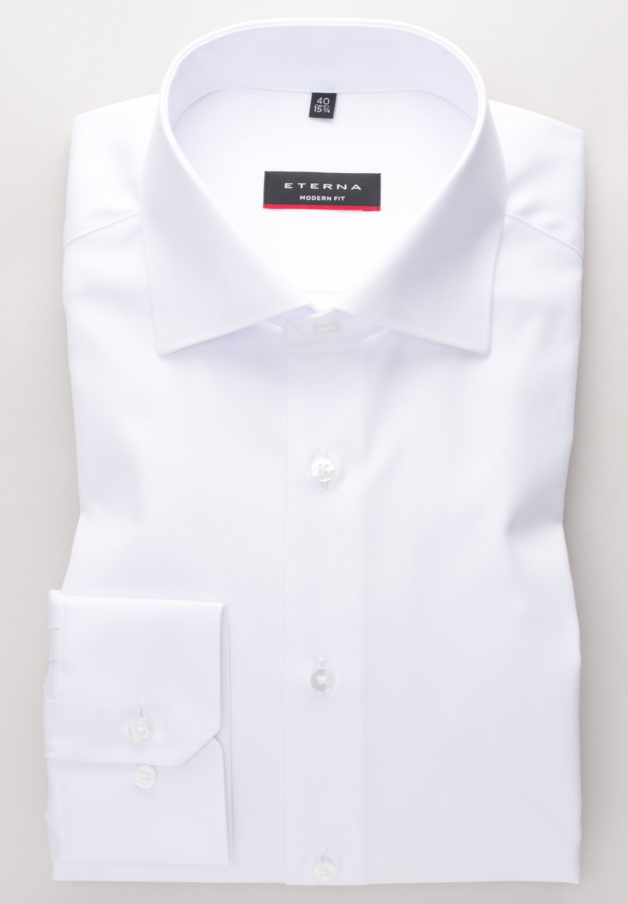Image for ETERNA NON IRON WHITE COVER ST | Eterna | Morans Menswear