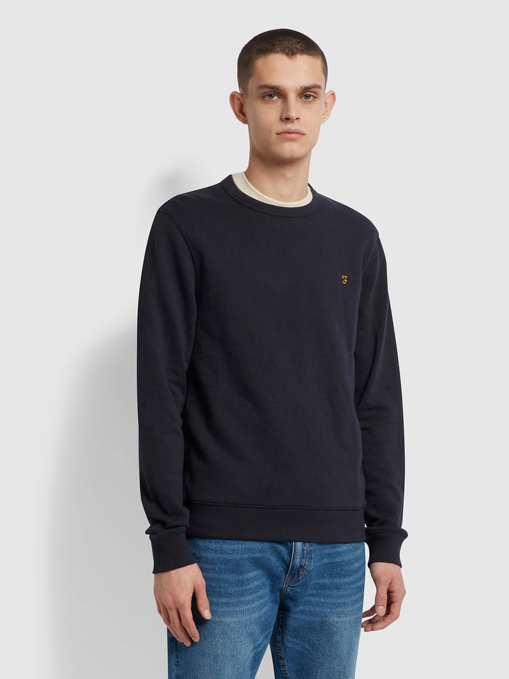Image for FARAH TIM NAVY SWEAT | Farah | Morans Menswear