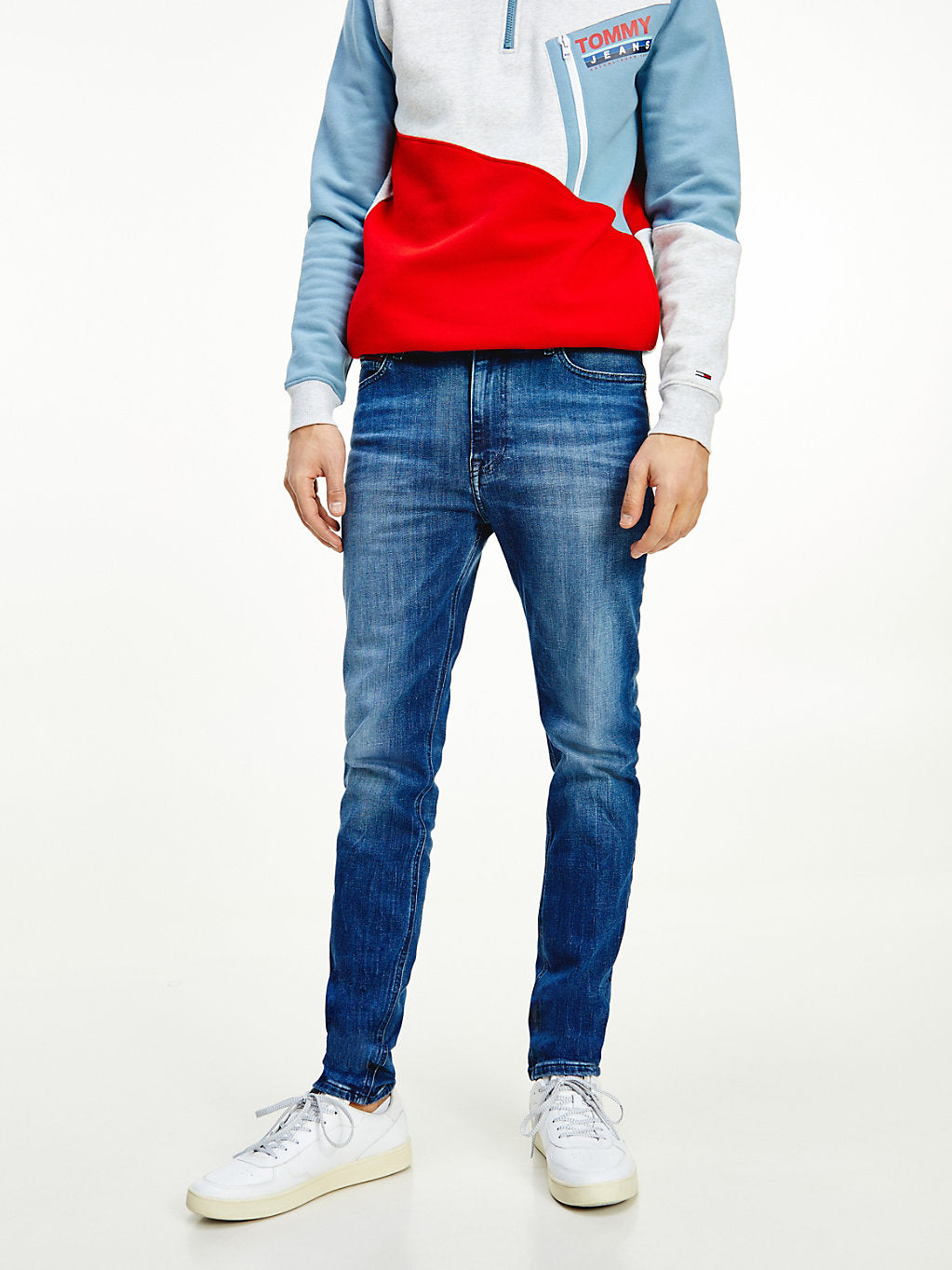 Image for TOMMY SIMON SKINNY MID BLUE DM | Tommy JEANS | Morans Menswear