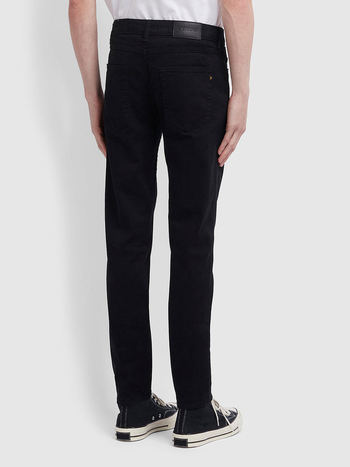 Image for FARAH DRAKE SLIM FIT BLACK DES |  | Morans Menswear