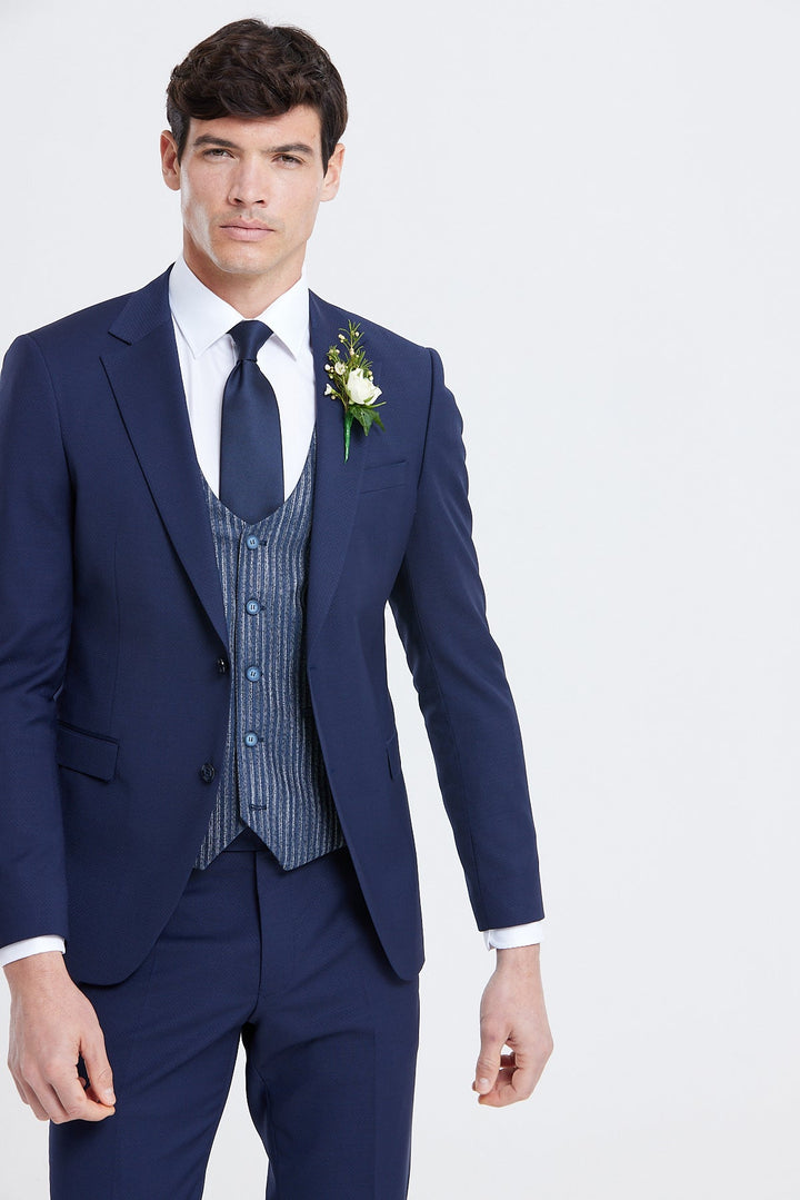 Image for BENETTI BARRETT NAVY WAISTCOAT | Benetti | Morans Menswear