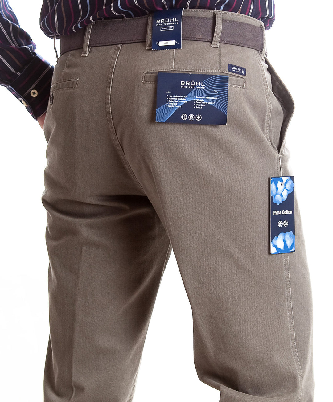 Image for BRUHL MONTANA BEIGE CHINO | Bruhl Chinos | Morans Menswear