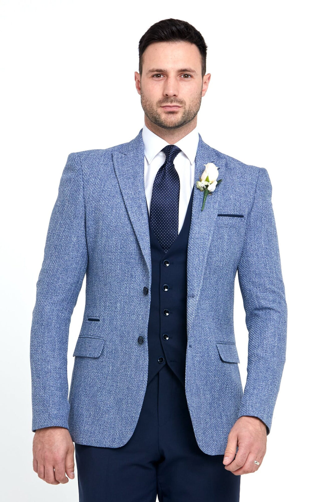 Image for BENETTI SIMON BLUE BLAZER | Benetti | Morans Menswear