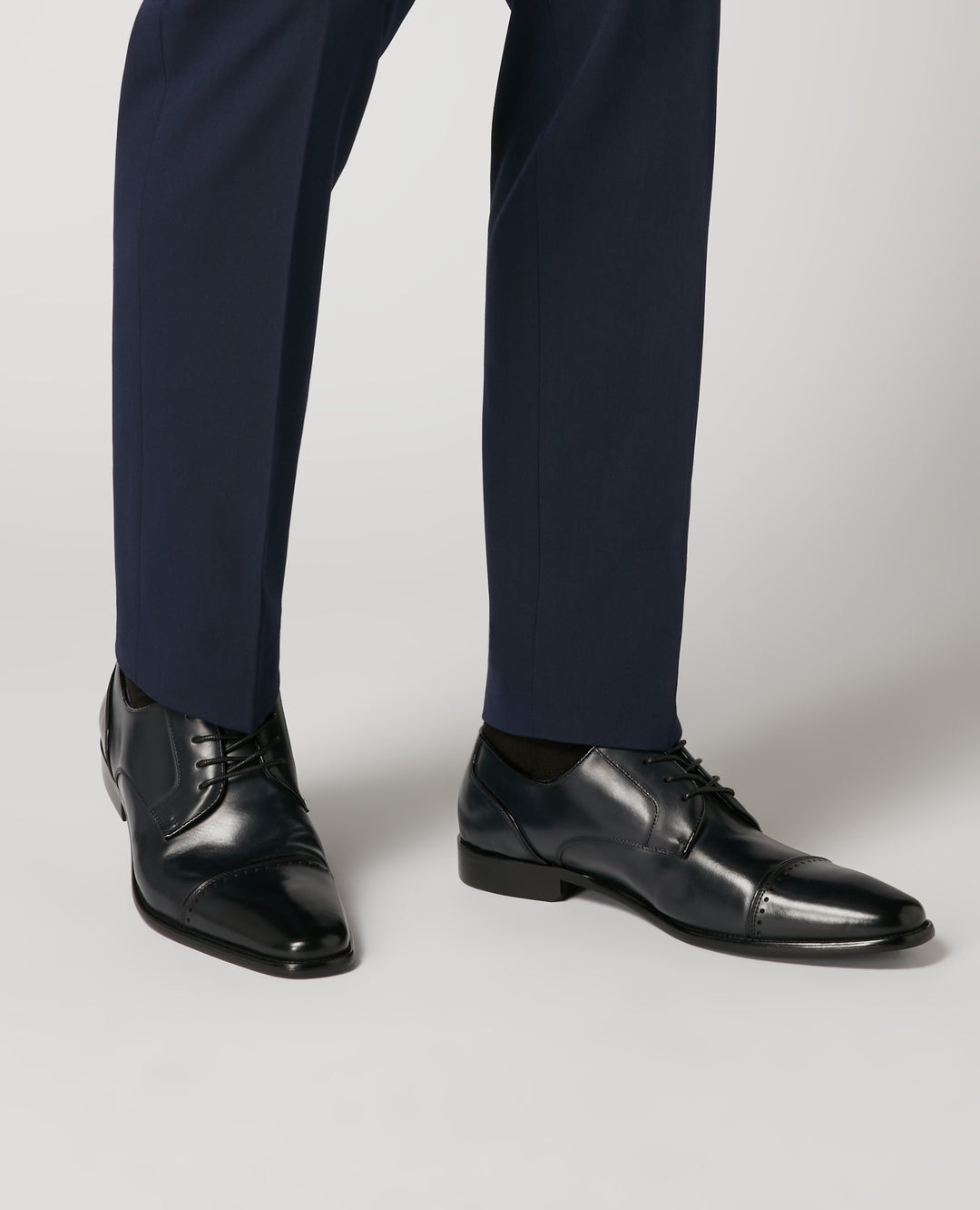 Image for REMUS NAVY LEATHER SHOE | Remus Uomo | Morans Menswear