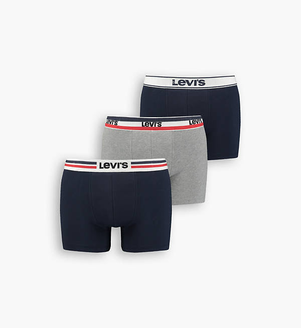 Image for LEVIS NAVY/GREY ICONIC 3PK | Levis Underwear | Morans Menswear