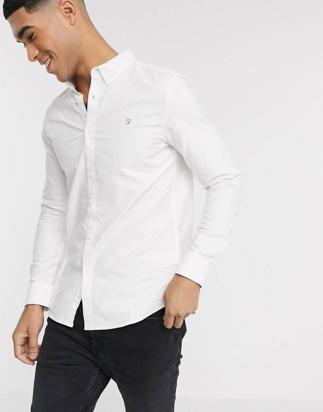 Image for FARAH BREWER WHITE SHIRT | Farah | Morans Menswear