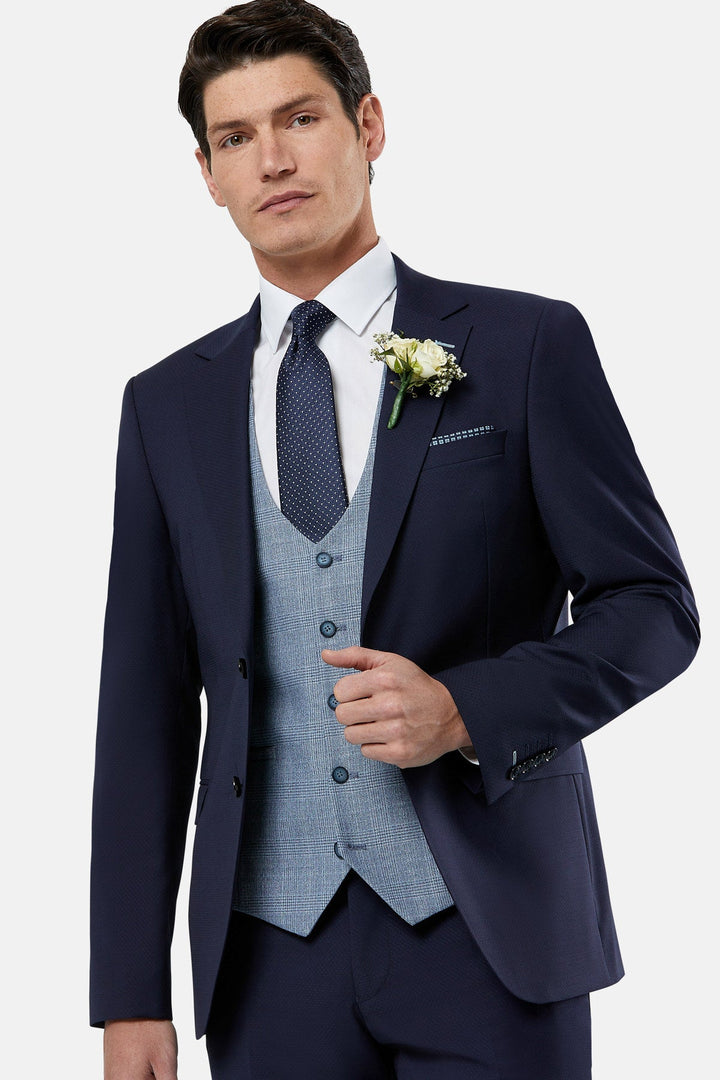 Image for BENETTI PHILLIP BLUE WAISTCOAT | Benetti | Morans Menswear
