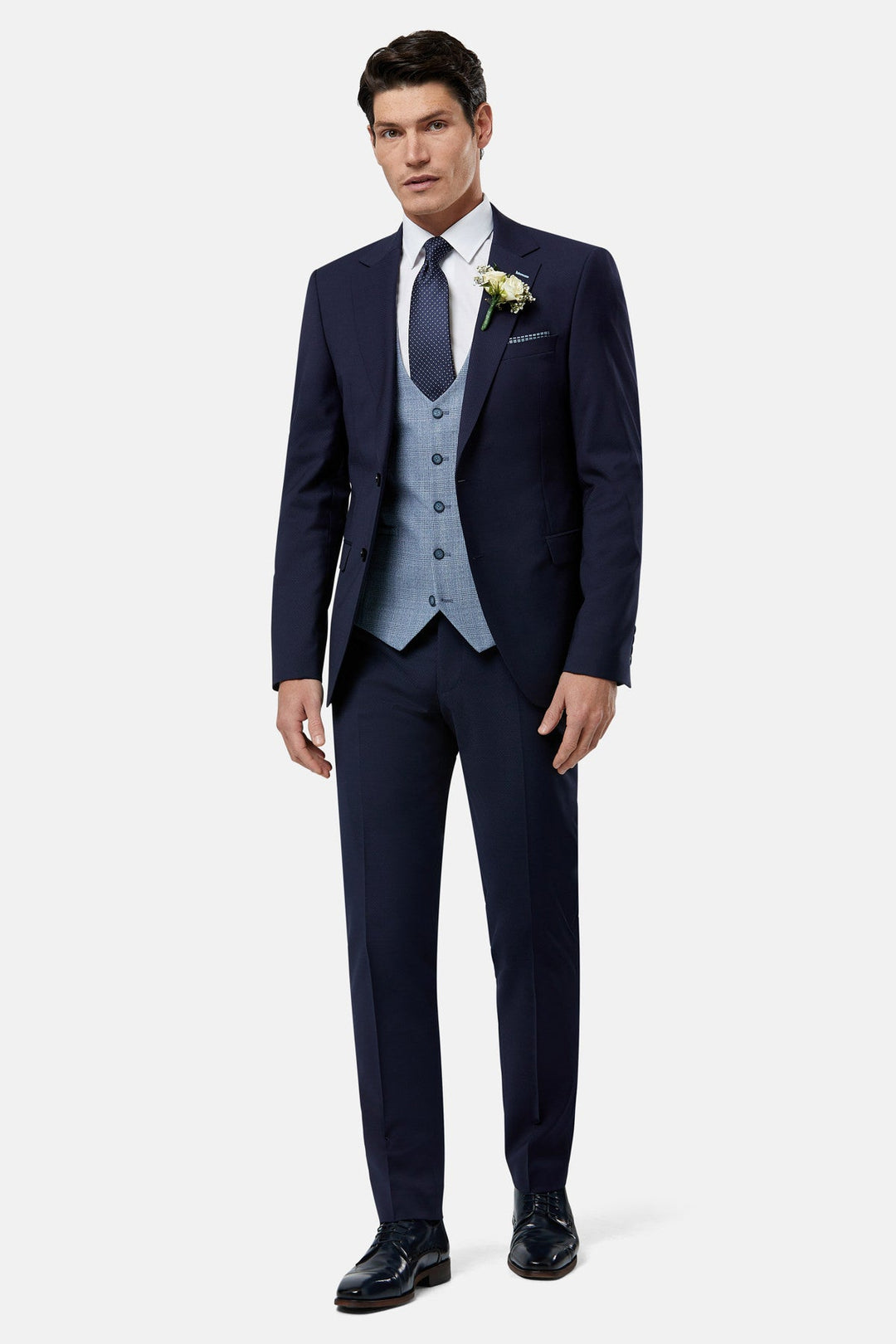 Image for BENETTI PHILLIP BLUE WAISTCOAT | Benetti | Morans Menswear