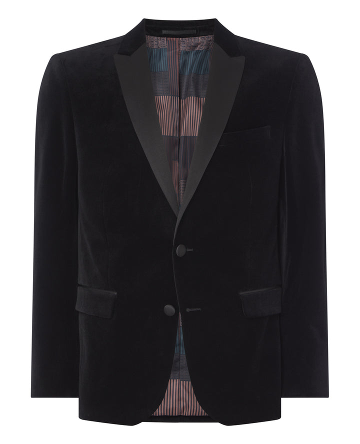 Image for REMUS MNTI BLACK VELVET BLAZER | Remus Uomo | Morans Menswear