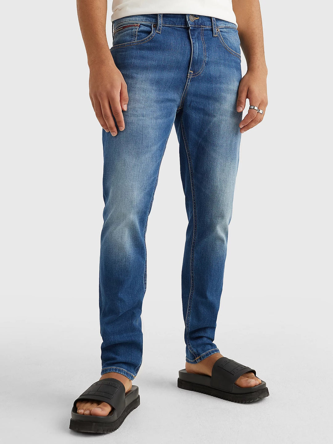 Image for TOMMY JEANS AUSTIN MID BLUE | Tommy JEANS TOMMY HILFIGER | Morans Menswear