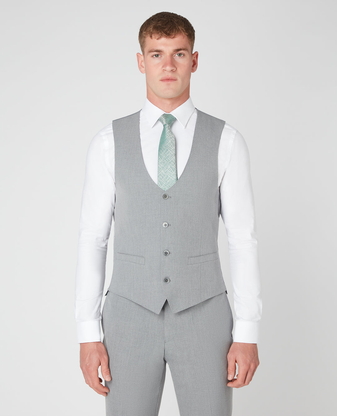 Image for REMUS LUCA GREY WAISTCOAT |  | Morans Menswear