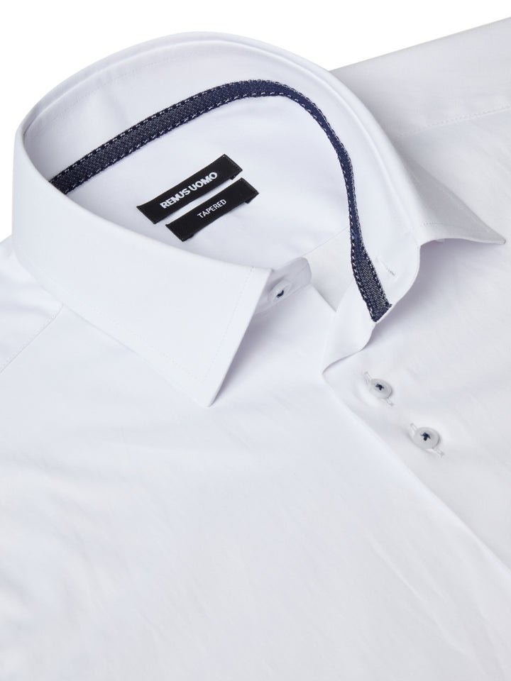 Image for REMUS SHORT SLEEVE SHIRT WHITE | Remus Uomo | Morans Menswear
