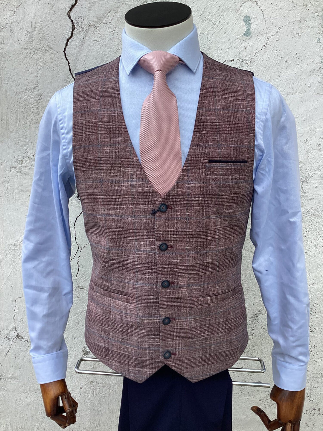 Image for BENETTI MANGUSTA BERRY WAISTCOAT | Benetti | Morans Menswear