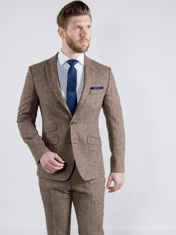 Image for TORRE MILAN BROWN TWEED BLAZER | DG | Morans Menswear