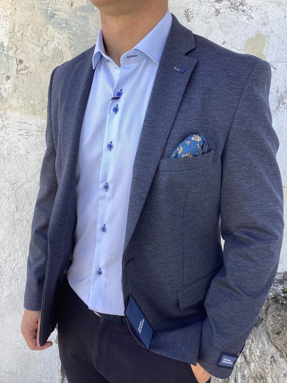 Image for DG DAMON INDIGO BLAZER | DG | Morans Menswear