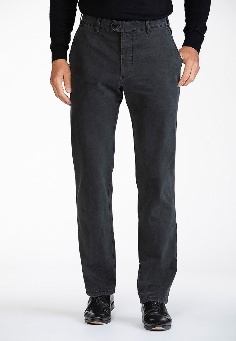 Image for BRUHL VENICE DARK GREY CHINO | Bruhl Chinos | Morans Menswear