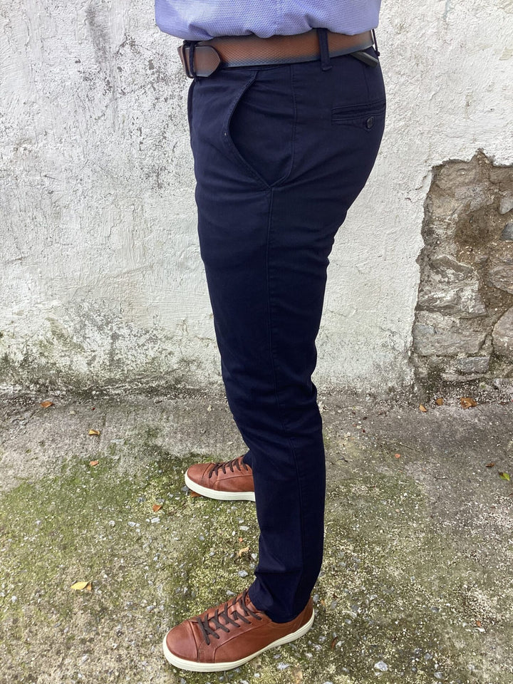 Image for NALA SLIM FIT STRETCH NAVY CHO | Nala | Morans Menswear