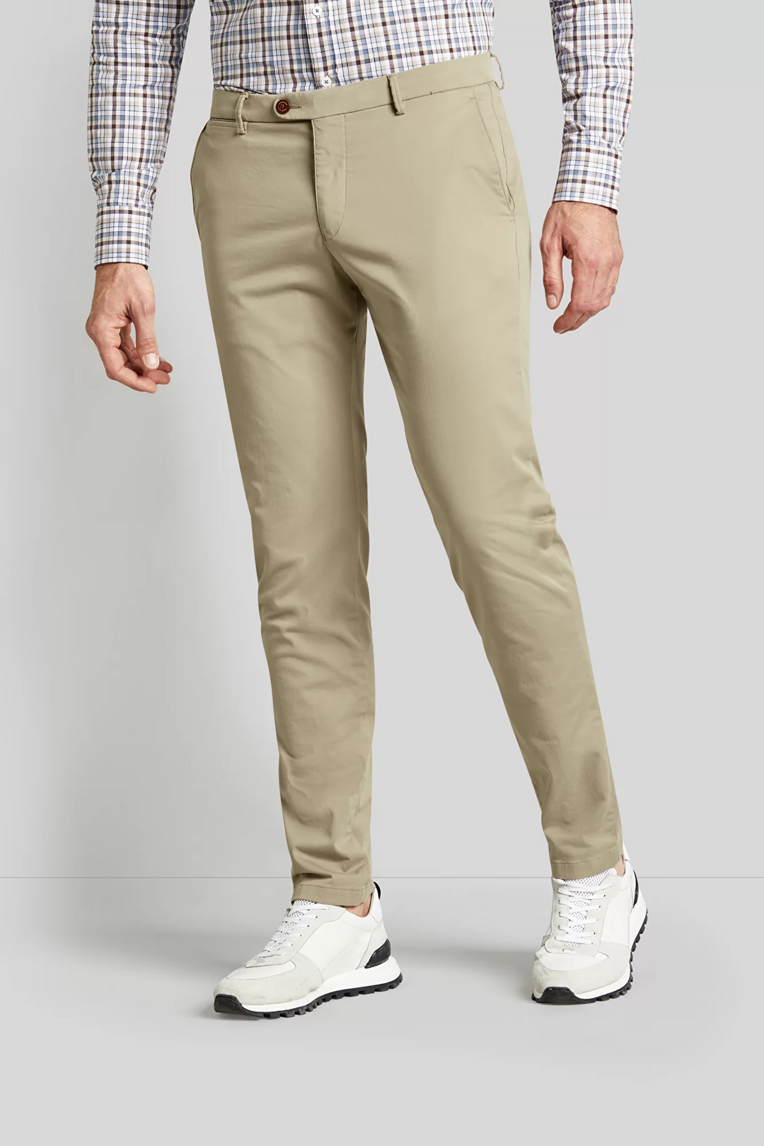 Image for BUGATTI BEIGE COMBI TROUSERS | Bugatti | Morans Menswear
