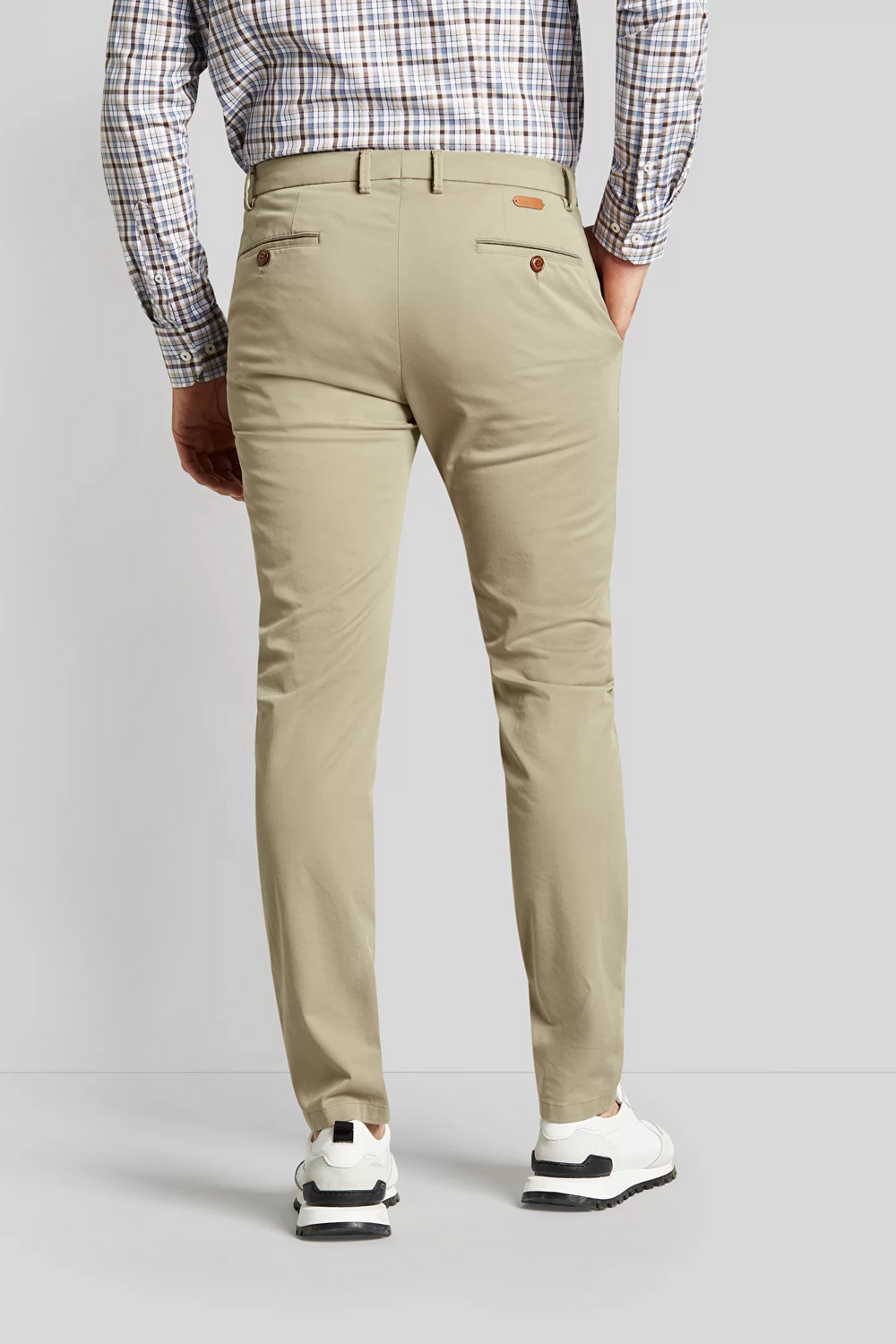 Image for BUGATTI BEIGE COMBI TROUSERS | Bugatti | Morans Menswear