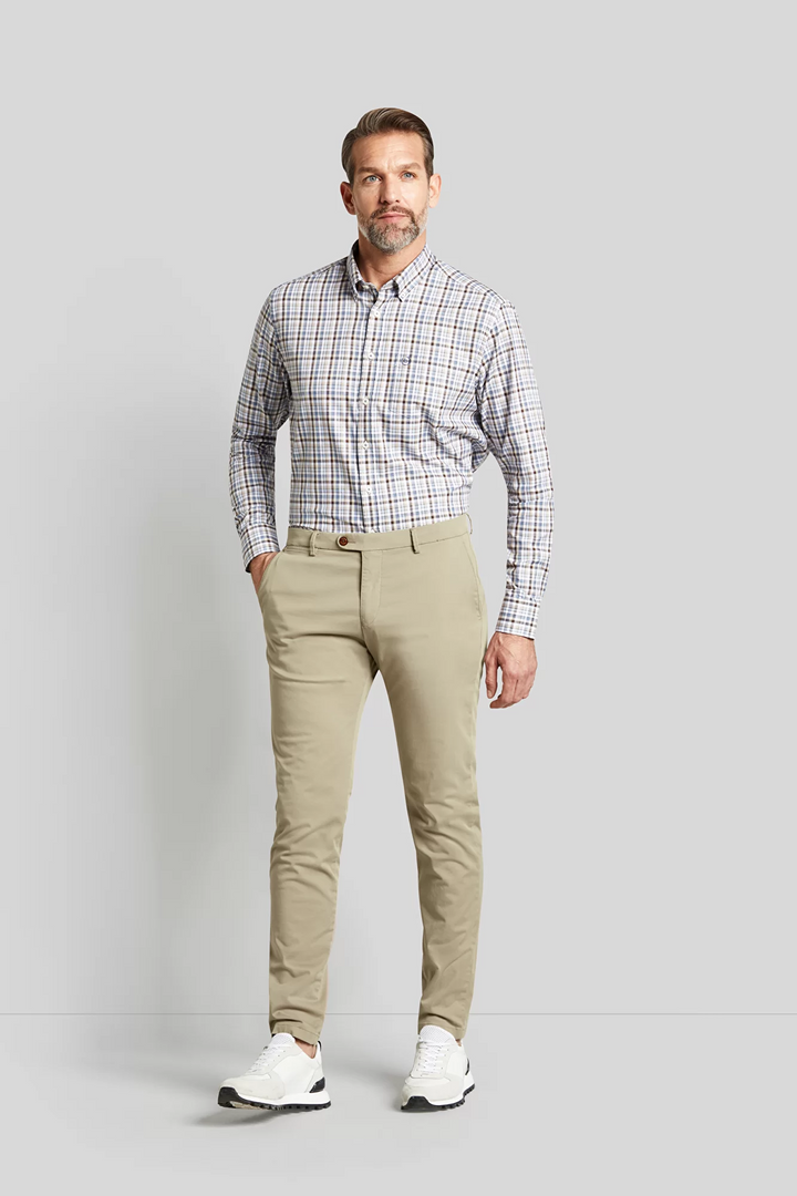 Image for BUGATTI BEIGE COMBI TROUSERS | Bugatti | Morans Menswear