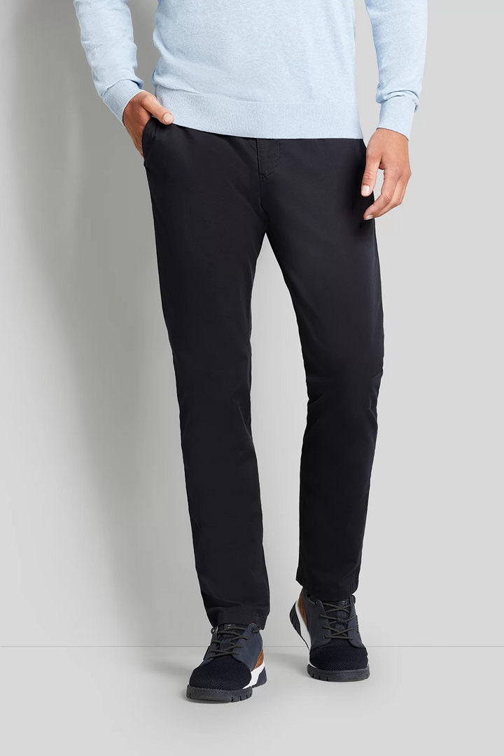 Image for BUGATTI STRETCH NAVY CHINOS | Bugatti | Morans Menswear