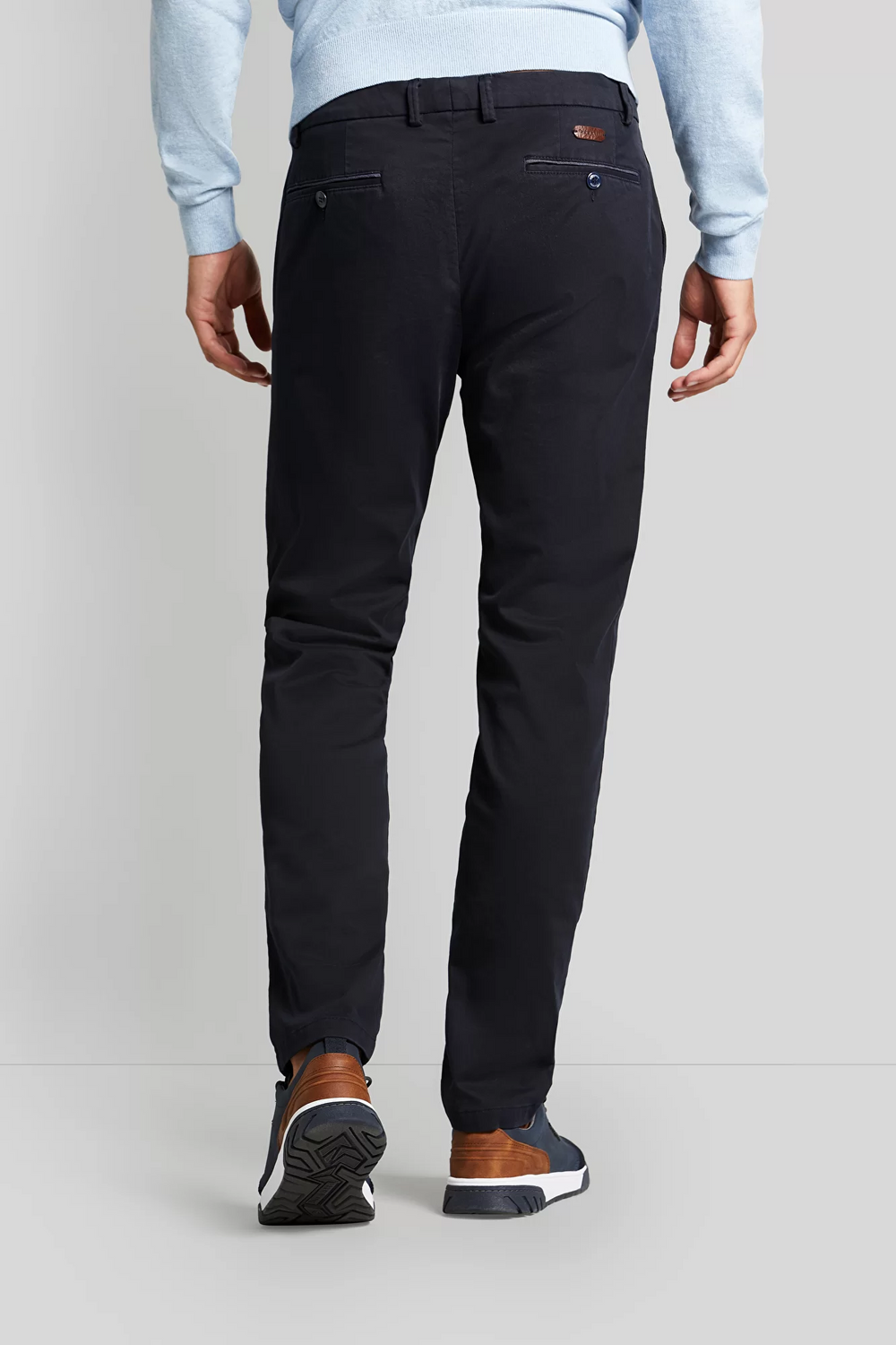 Image for BUGATTI STRETCH NAVY CHINOS | Bugatti | Morans Menswear