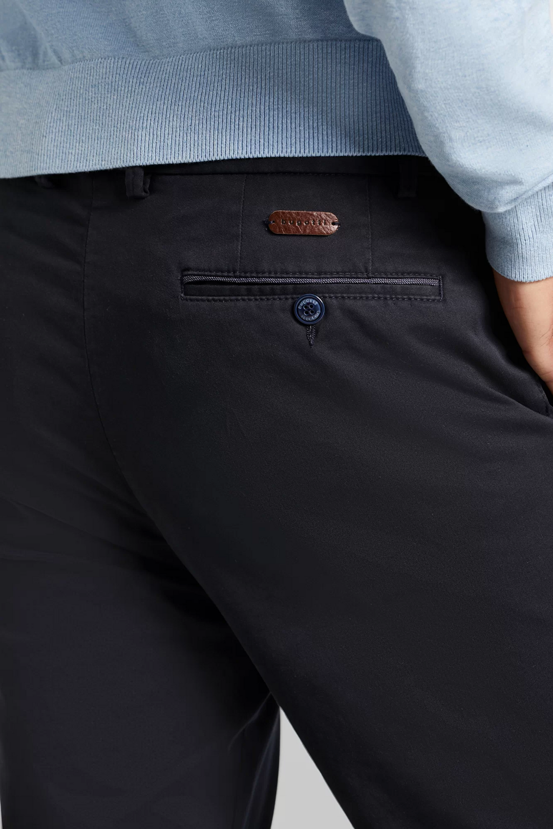 Image for BUGATTI STRETCH NAVY CHINOS | Bugatti | Morans Menswear