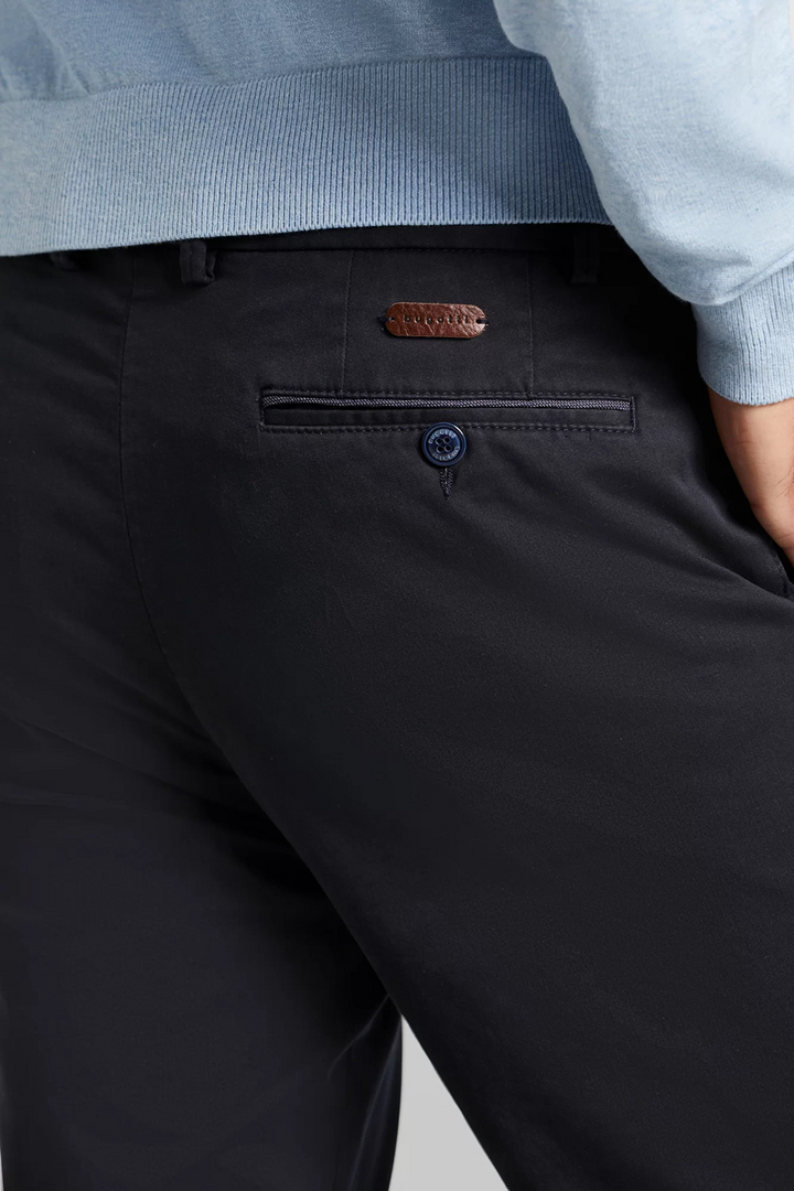 Image for BUGATTI STRETCH NAVY CHINOS | Bugatti | Morans Menswear