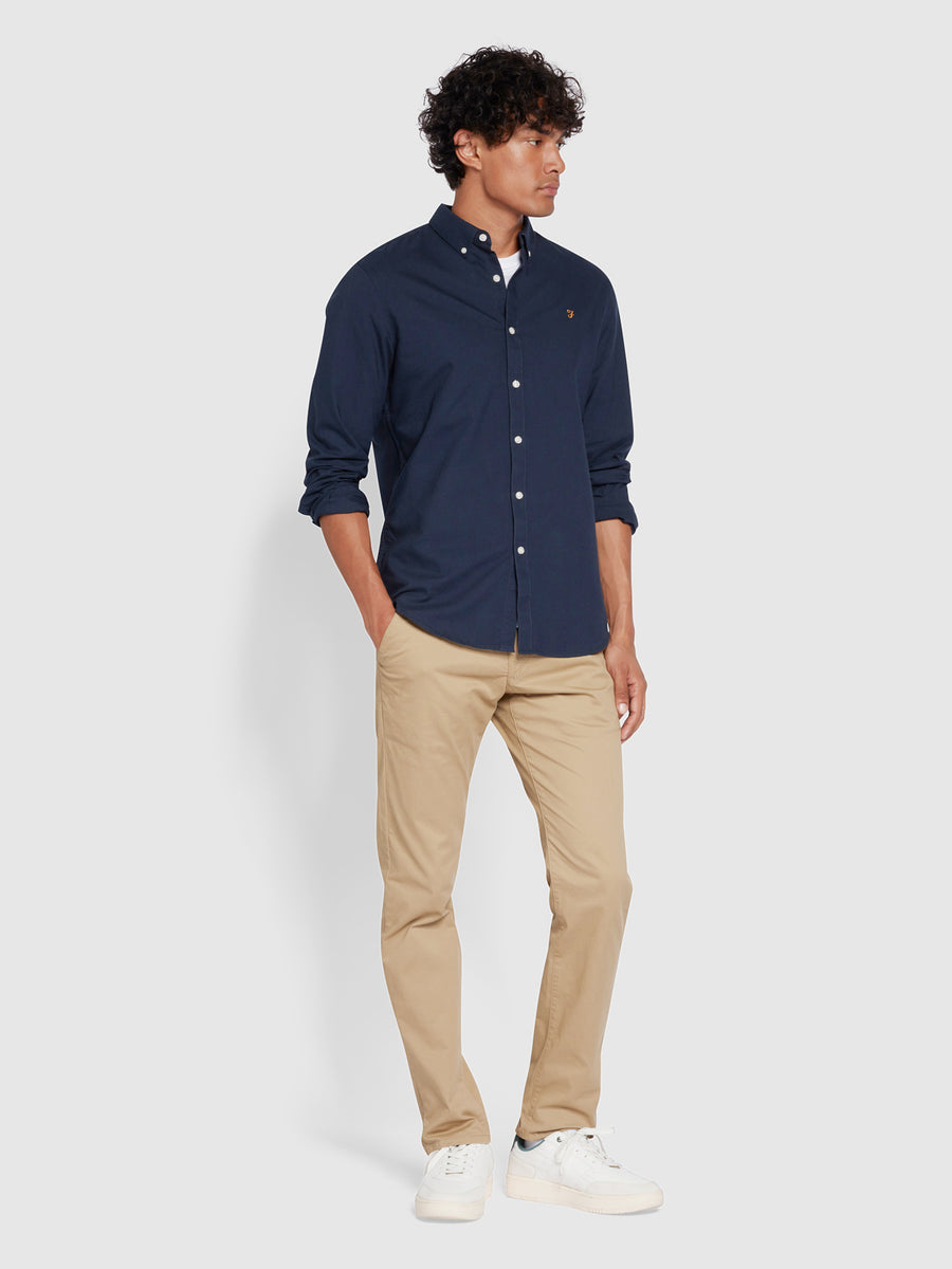 Image for FARAH BREWER LS NAVY  SHIRT | Farah | Morans Menswear