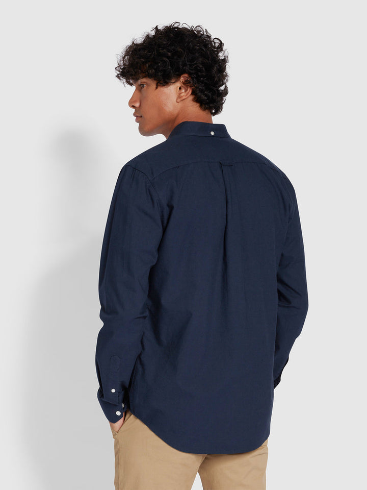 Image for FARAH BREWER LS NAVY  SHIRT | Farah | Morans Menswear