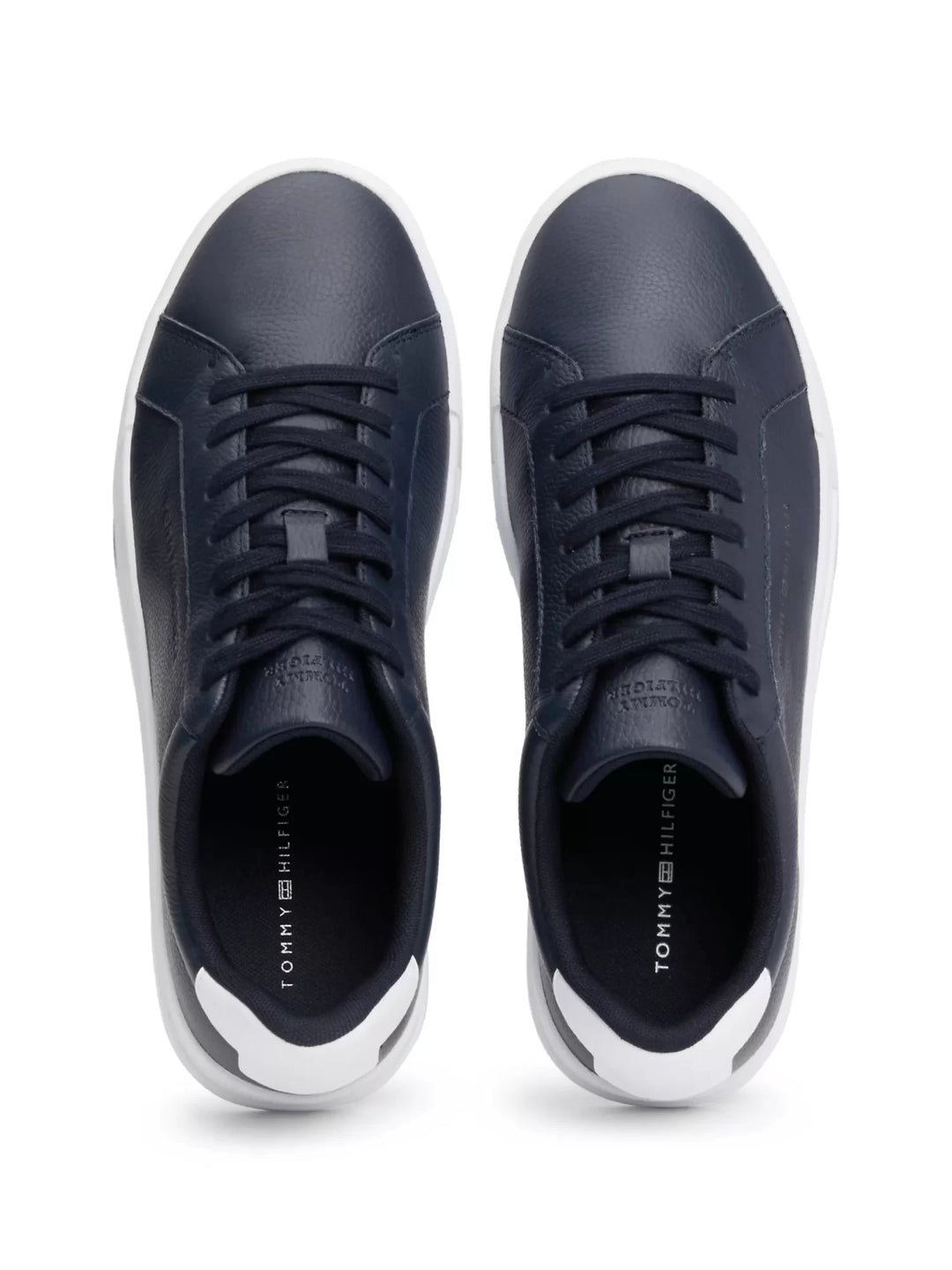 Image for TOMMY HILFIGER COURT BETTER LEATHER TRAINERS | Tommy Hilfiger FOOTWEAR | Morans Menswear