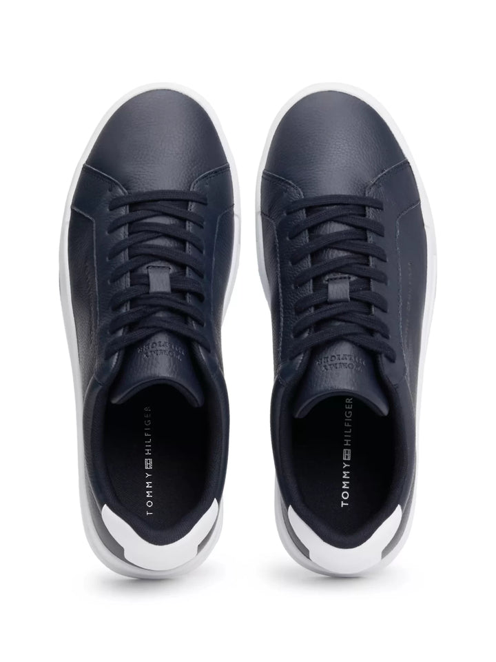 Image for TOMMY HILFIGER COURT BETTER LEATHER TRAINERS | Tommy Hilfiger FOOTWEAR | Morans Menswear