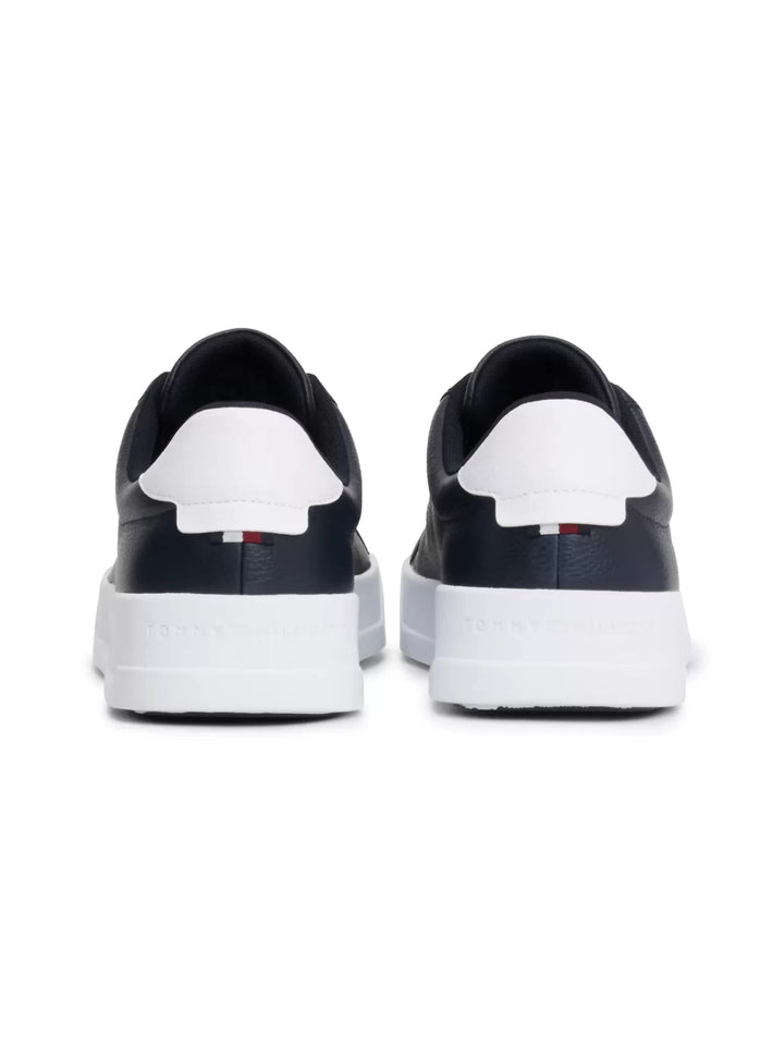 Image for TOMMY HILFIGER COURT BETTER LEATHER TRAINERS | Tommy Hilfiger FOOTWEAR | Morans Menswear