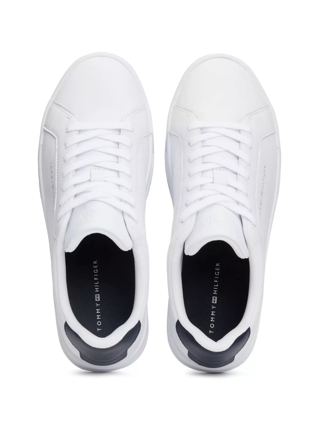 Image for TOMMY HILFIGER COURT BETTER LEATHER TRAINERS | Tommy Hilfiger FOOTWEAR | Morans Menswear