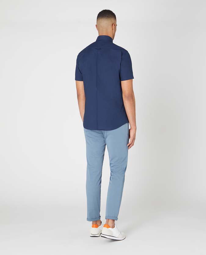 Image for REMUS SHORT SLEEVE NAVY SHIRT | Remus Uomo | Morans Menswear