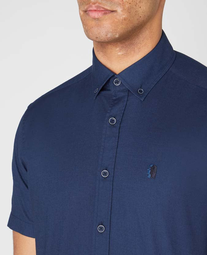 Image for REMUS SHORT SLEEVE NAVY SHIRT | Remus Uomo | Morans Menswear