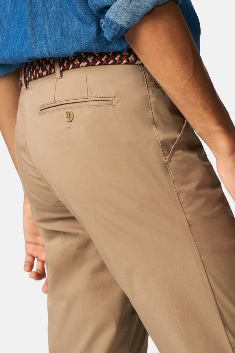 Image for MEYER OSLO COTTON BEIGE CHINOS | Meyer Chinos | Morans Menswear