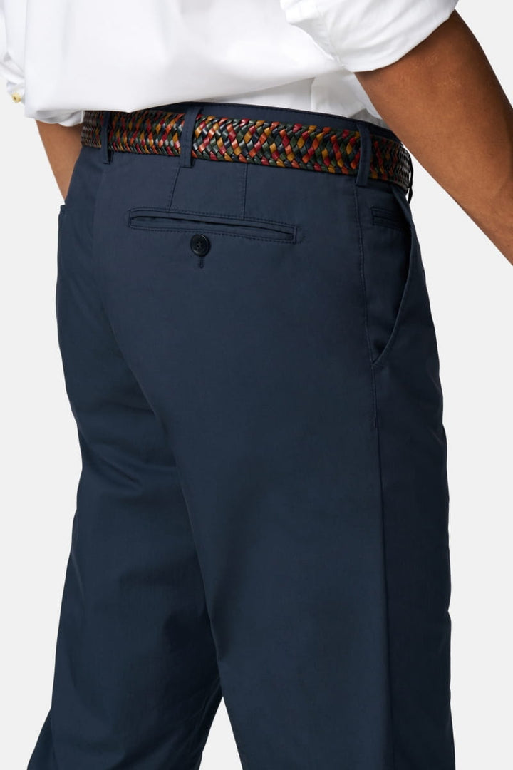 Image for MEYER OSLO COTTON NAVY CHINOS | Meyer Chinos | Morans Menswear
