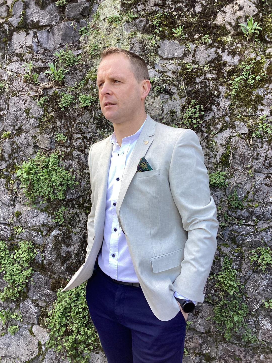 Image for 6TH SENSE CHAMP STONE  WHEAT BLAZER | 6th Sense | Morans Menswear