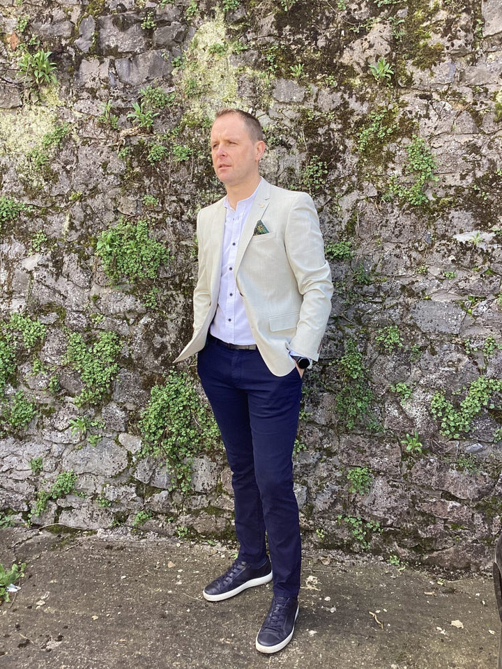 Image for 6TH SENSE CHAMP STONE  WHEAT BLAZER | 6th Sense | Morans Menswear