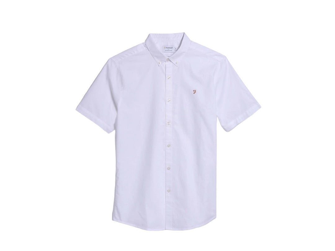 Image for FARAH SS BREWER WHITE SHIRT | Farah | Morans Menswear