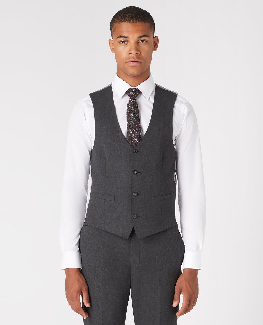 Image for REMUS LUCA WAISTCOAT CGARCOAL | Remus Uomo | Morans Menswear