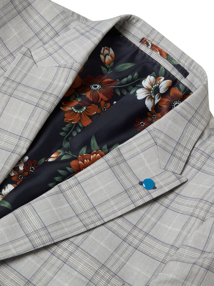 Image for SPIN CRUZ GREY CHECK JACKET | Spin | Morans Menswear