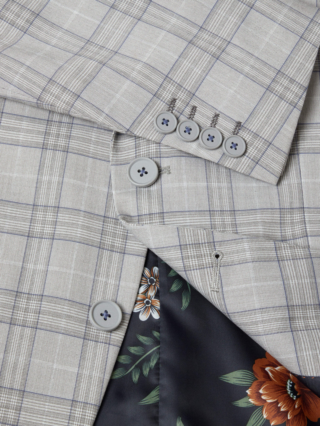 Image for SPIN CRUZ GREY CHECK JACKET | Spin | Morans Menswear