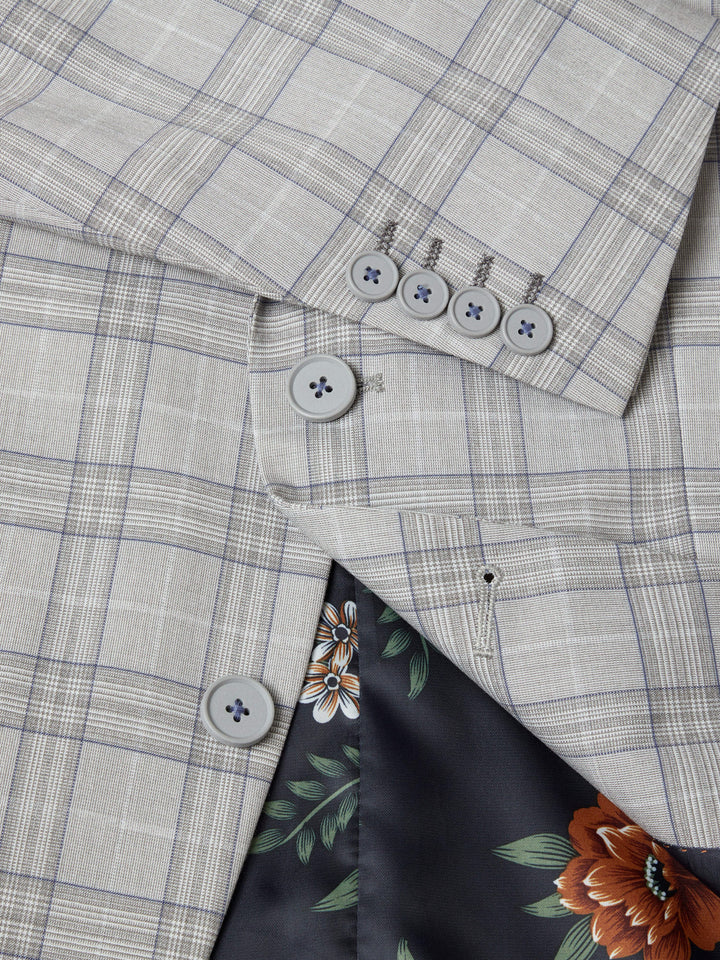 Image for SPIN CRUZ GREY CHECK JACKET | Spin | Morans Menswear