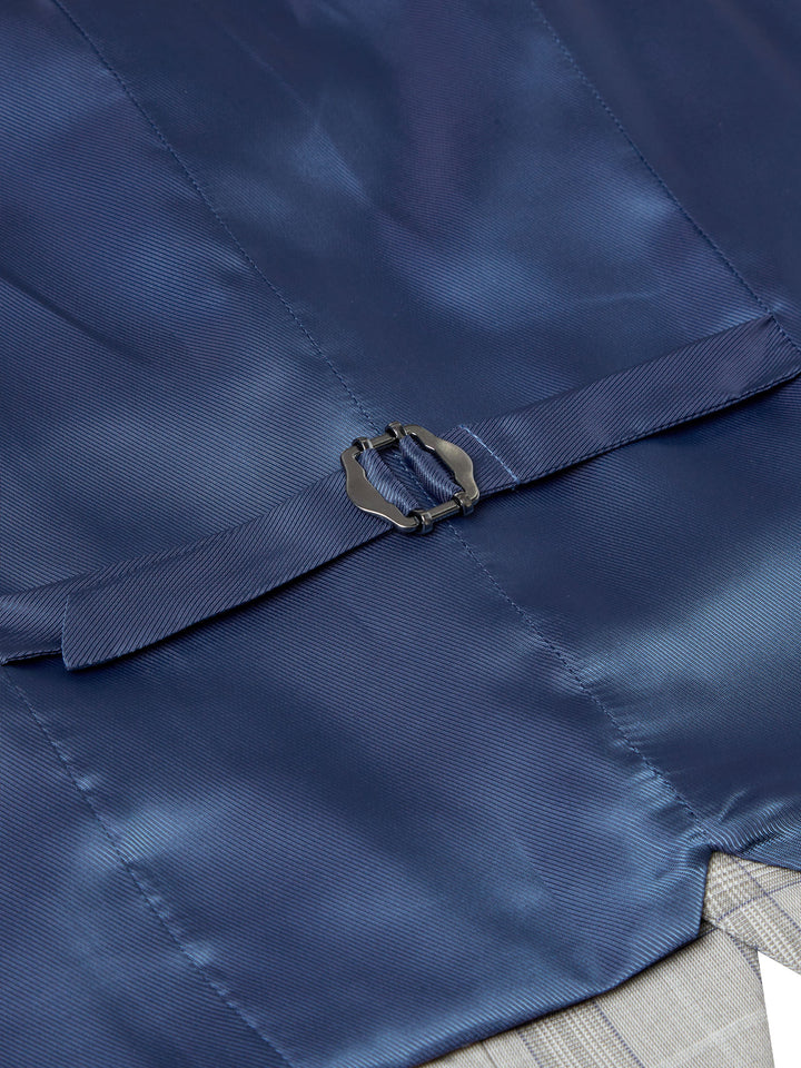 Image for SPIN JADEN GREY CHECK WAISTCOT | Spin | Morans Menswear