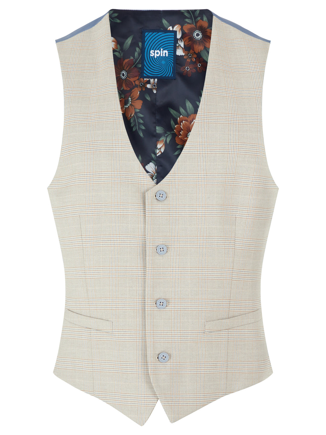 Image for SPIN JADEN STONE WAISTCOAT | Spin | Morans Menswear