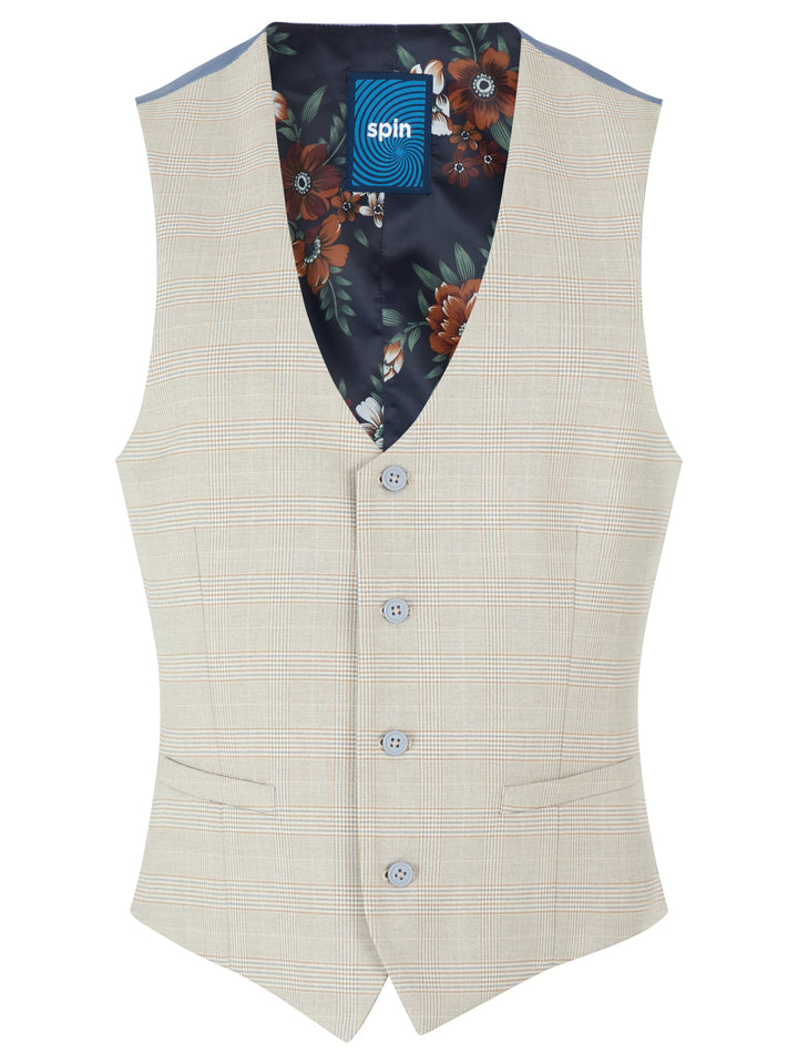 Image for SPIN JADEN STONE WAISTCOAT | Spin | Morans Menswear