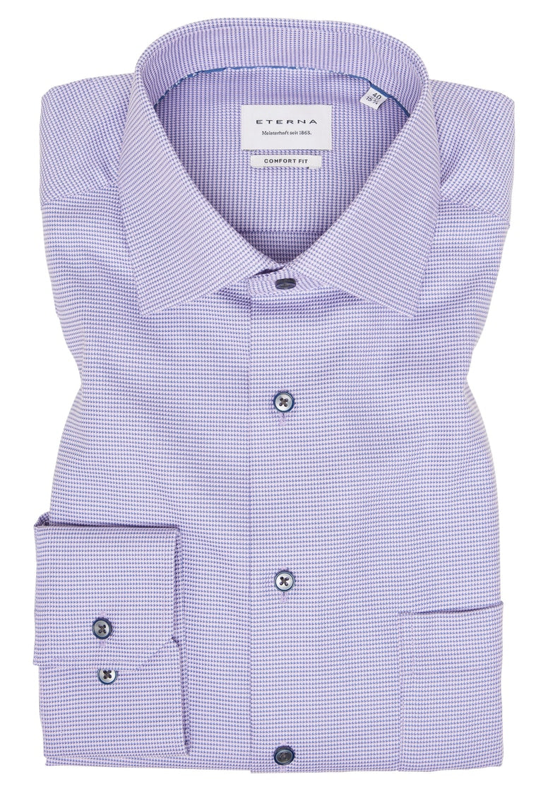 Image for ETERNA   NON IRON LICAC CHECK SHIRT | Eterna | Morans Menswear