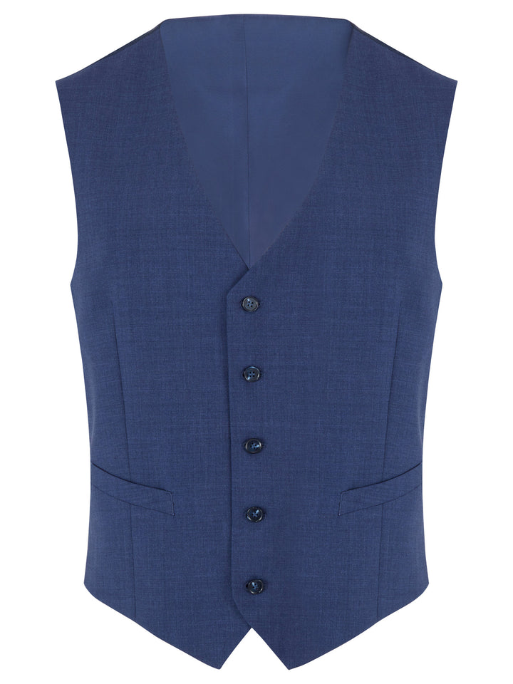 Image for DG DAMON BLUE WAISTCOAT MIX AND MATCH | DG | Morans Menswear